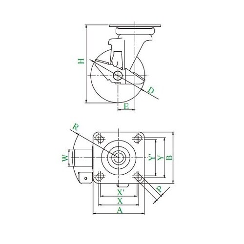WJ−200S J−S型自在車200mm