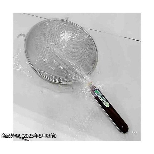18−8ローズ柄ストレーナー 25cmW