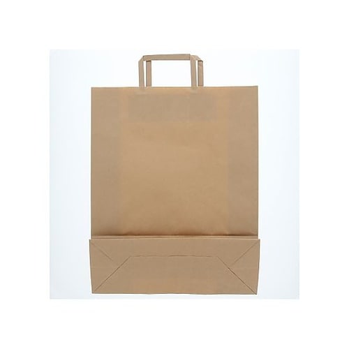 003262501手提げ紙袋平手未晒無地