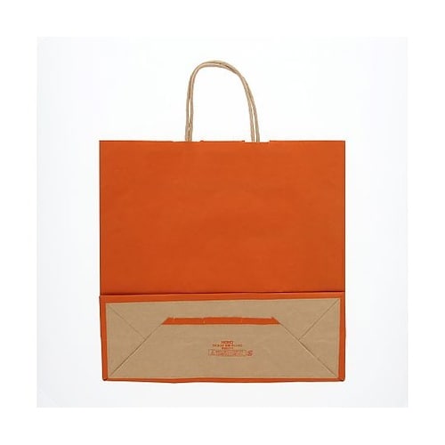 003251212 手提げ紙袋オレンジC
