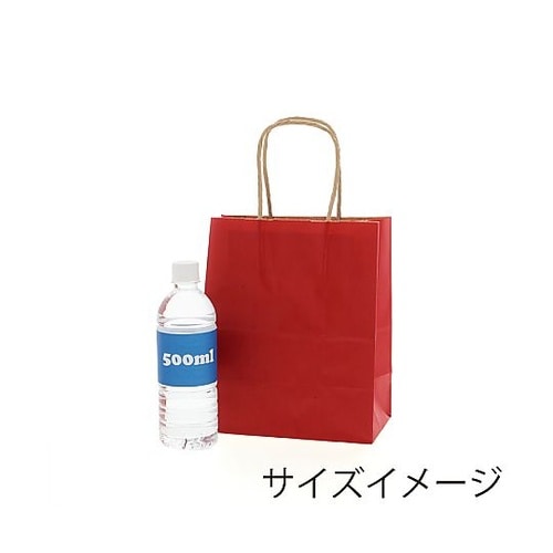 003266300 手提げ紙袋未晒赤C