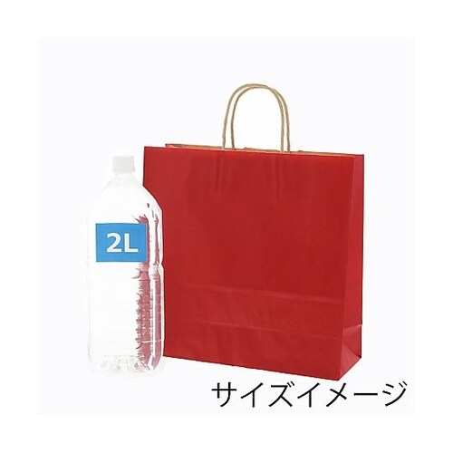 003251203 手提げ紙袋未晒赤C