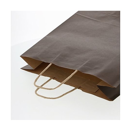 003201406 手提げ紙袋未晒焦茶C