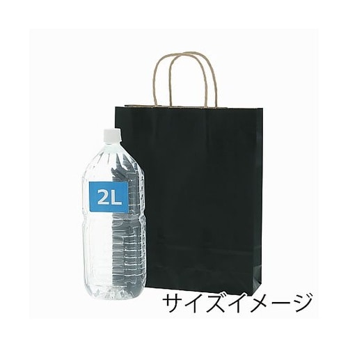 003276807 手提げ紙袋未晒黒C