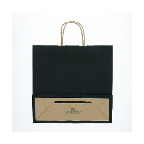 003251211 手提げ紙袋未晒黒C