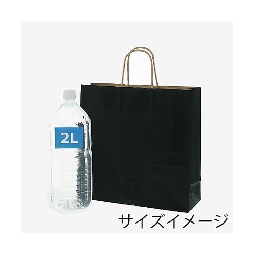003251211 手提げ紙袋未晒黒C