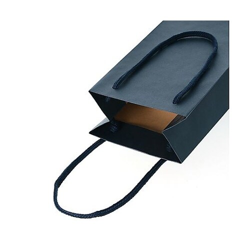 005340102 手提げ紙袋ワインL紺