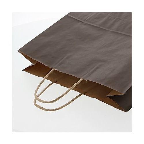 003251206 手提げ紙袋未晒焦茶C