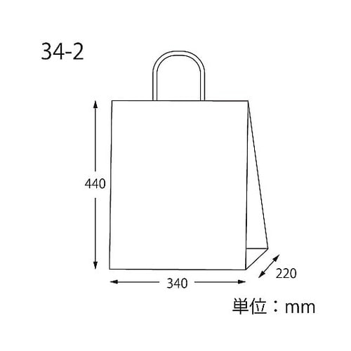 003279103 手提げ紙袋 未晒無地
