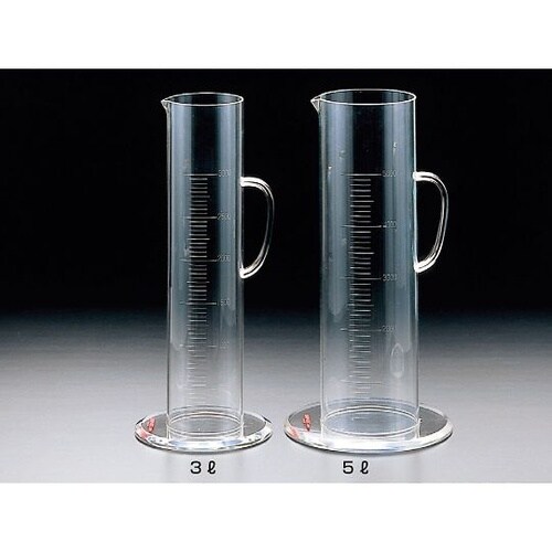 01077 大型メスシリンダー 3L