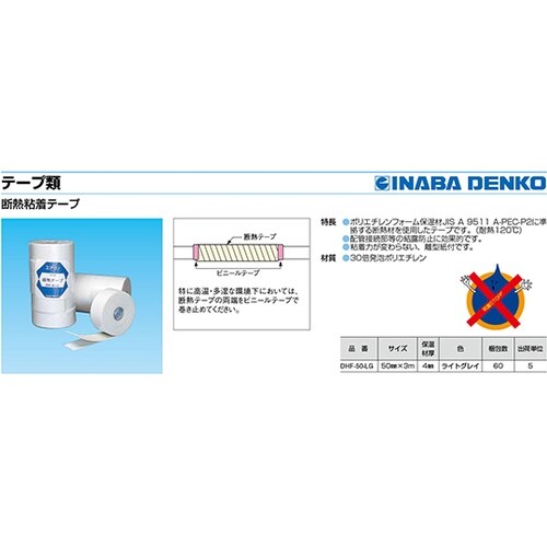 断熱粘着テープ 1箱(5個入) DHF−