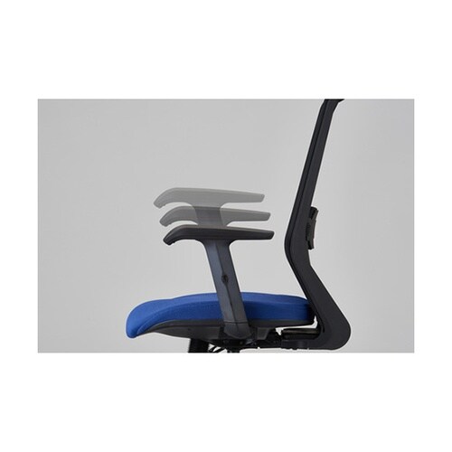 MCHABKメッシュハイバックチェア肘付