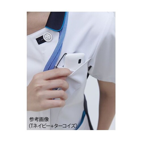 LX−4067 チュニックT紺+桃 EL