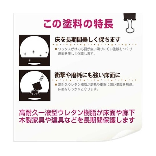 267644001007ウレタン床用ニス