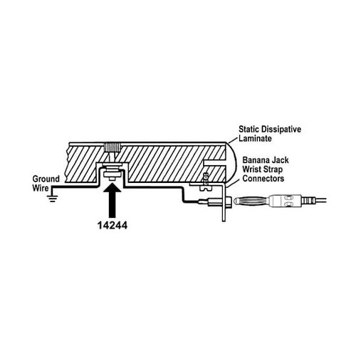 14244 MICASTAT用接地金具