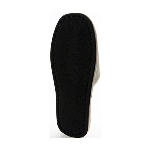 FLSLBEフェイクレザー前開きスリッパ