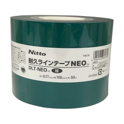 Y6078 耐久ラインテープ 緑