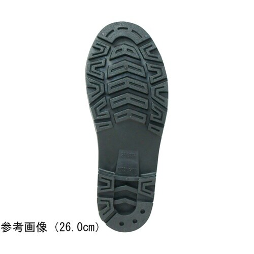 PVCフード付安全長靴 先芯入 ブラック