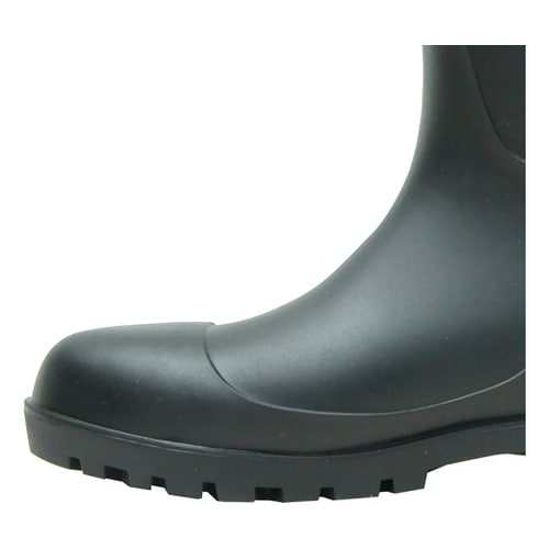 PVCフード付安全長靴 先芯入 ブラック