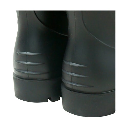 PVCフード付安全長靴 先芯入 ブラック