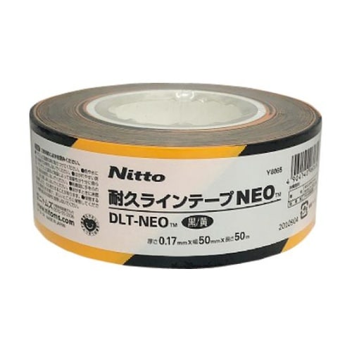 Y6065 耐久ラインテープ 黒/黄