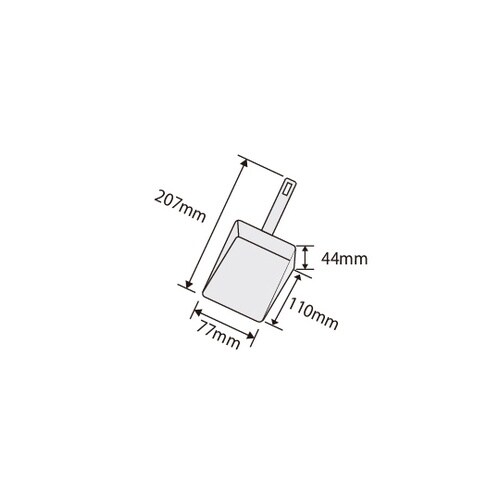 BCHS−MIR ハンドスコップ 赤