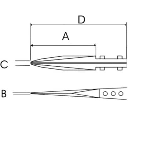 72ZJSA0IT セラミックピンセット
