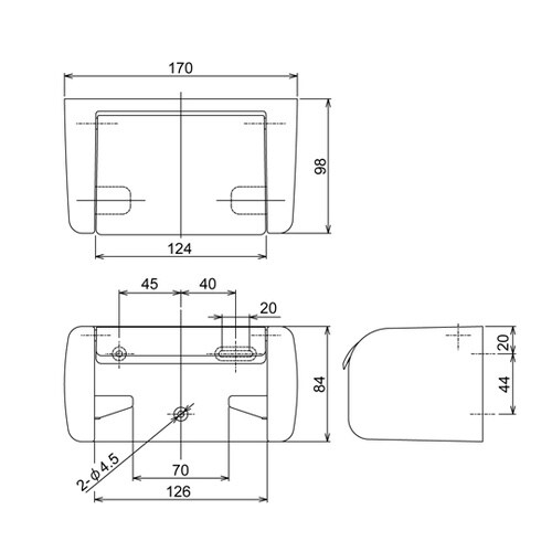 RK3975NWワンタッチペーパーホルダ