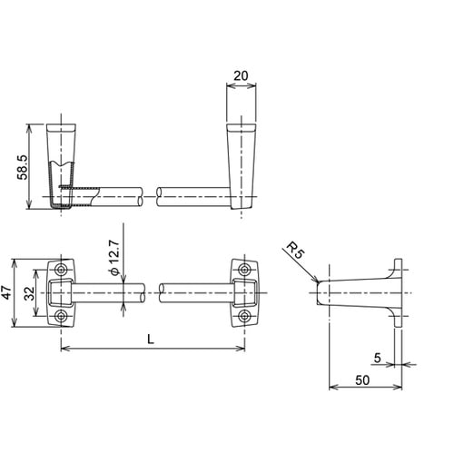 R722−350 タオル掛