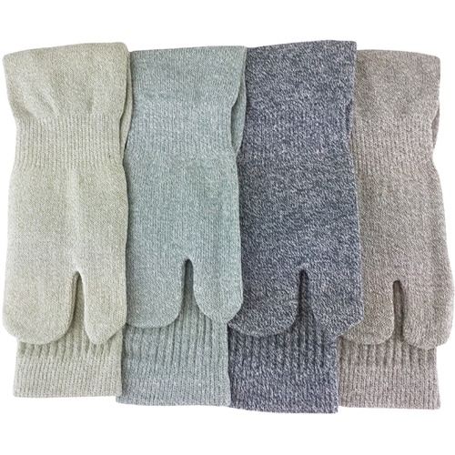 AG242 絹さらさら 指付ソックス