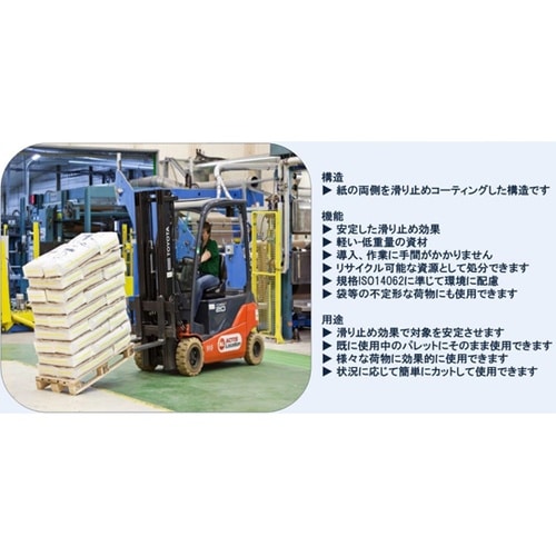 紙製滑り止めシート 1000mm×100