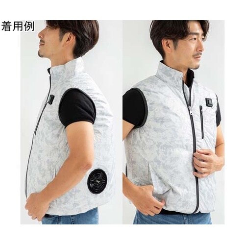 12V/胸スイッチ式 空調ベスト フルセ