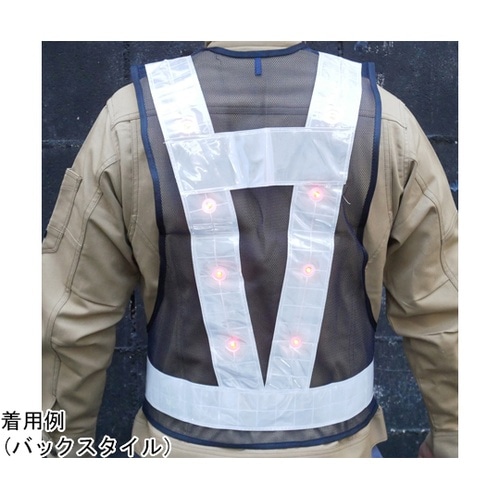 NO.732 フラッシュ安全ベスト6cm