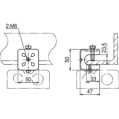 ボックス支持金具 1箱(10個入) B2