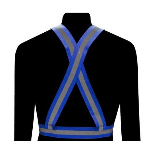 TGV40B 伸縮安全ベスト ブルー