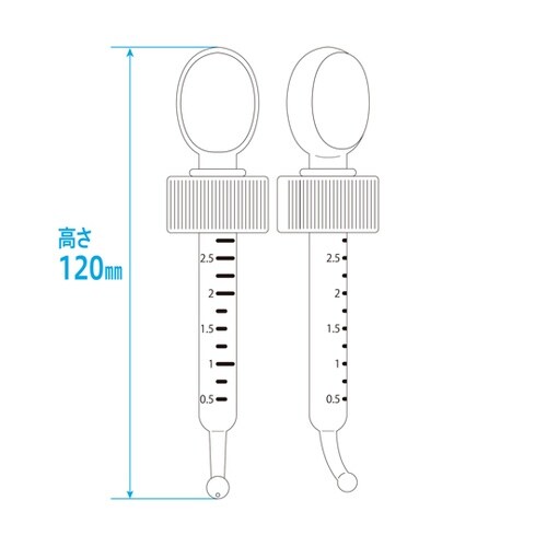 【キンシ製投薬瓶用】60mL用スポイト付