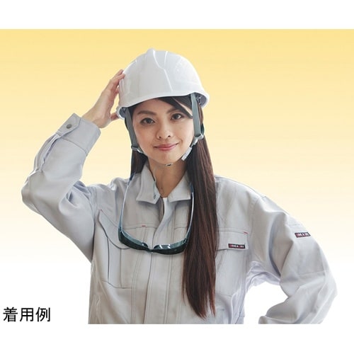 2744 安全オーバーグラスブラック紐付