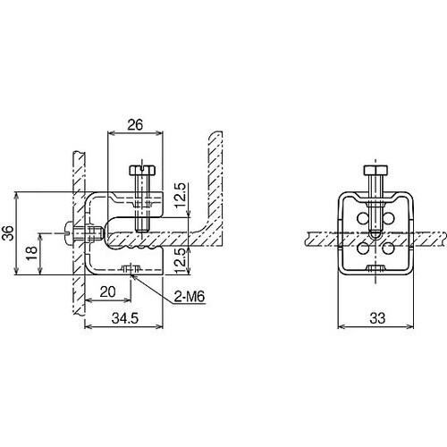 支持金具 1箱(10個入) A3L−M6