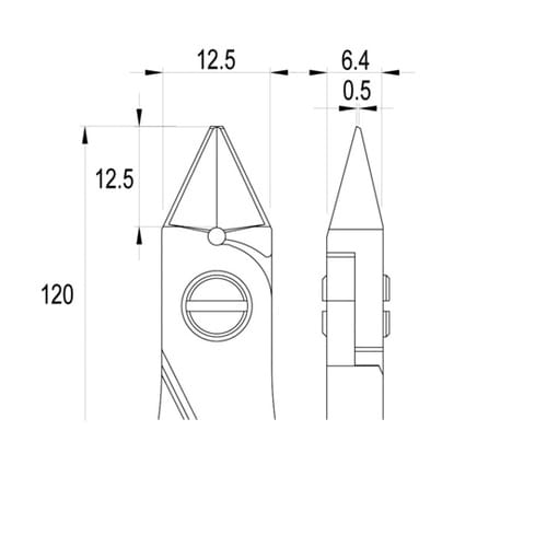 ES5350CRBGIT 精密ニッパ