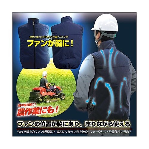 7.4V/胸スイッチなし 空調ベスト ハ