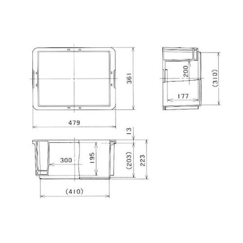 PT28 STGR6ポリテナーライトグレ