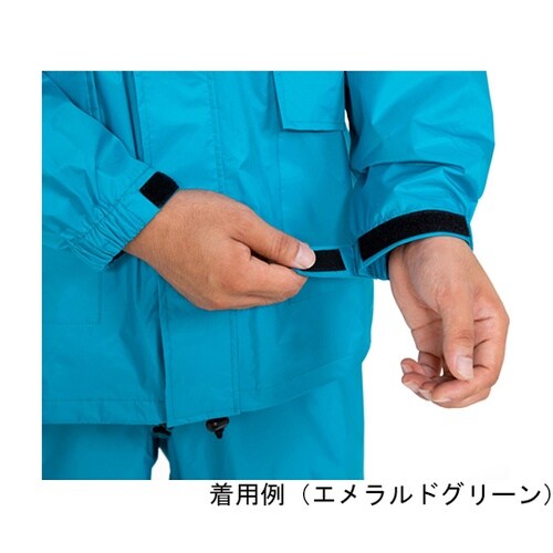 AP600 レインスーツ 緑青 EL