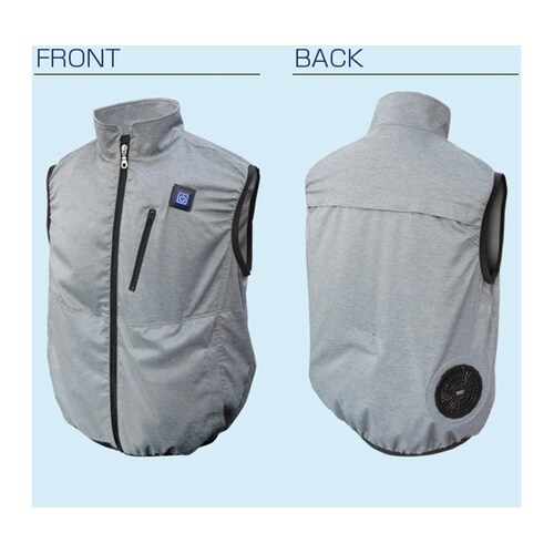 7.4V/胸スイッチ式 空調ベスト 裏チ