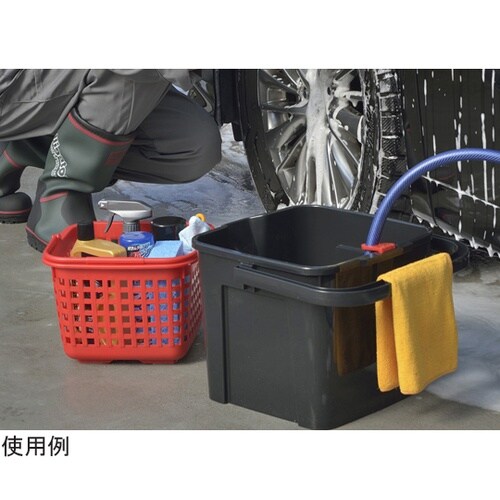 かしこいバケツ17L ブラック #321