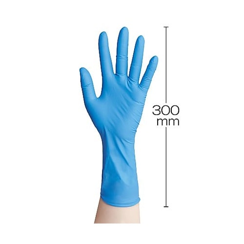 シンガーニトリルディスポ手袋 ブルーロン