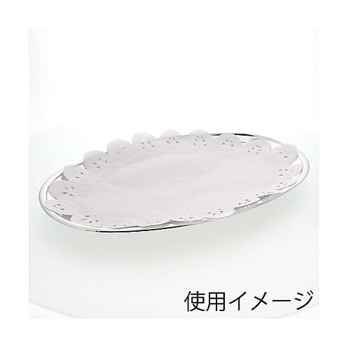 レースペーパー 小判型 18号 白 10