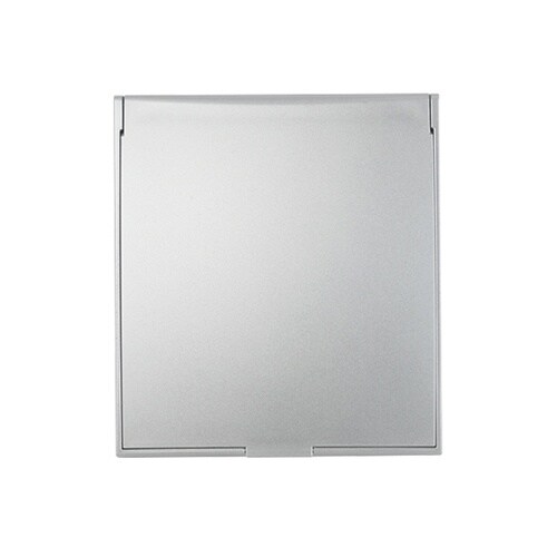 約5倍鏡付 コンパクトミラー シルバー