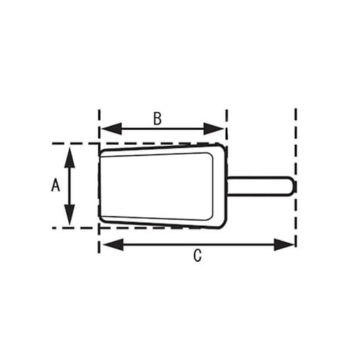 スギコ 18−8角型アイススコップ(長柄