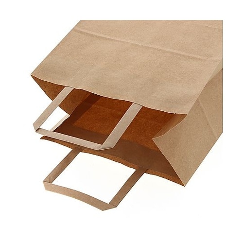 手提げ紙袋 Nフラットチャームバッグ 平