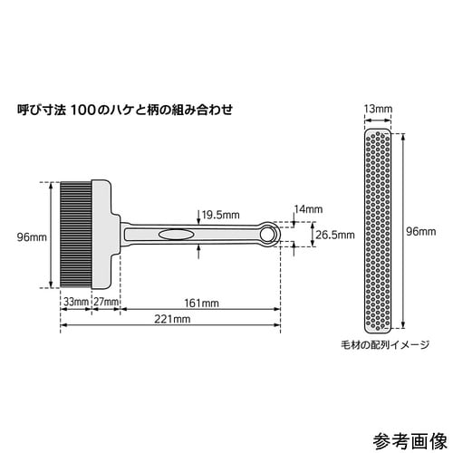 MPFシリコーンハケ 青色 MPF−SB